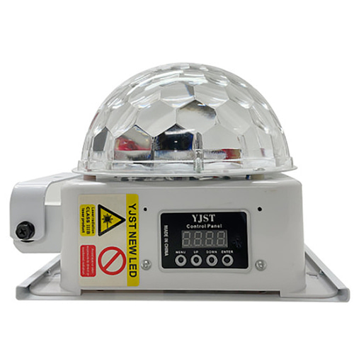 유창 레이저볼2 (LED미러볼+레이저) 라이브카페 헬스장 스피닝 노래방 코인노래방 캠핑 파티 클럽 조명