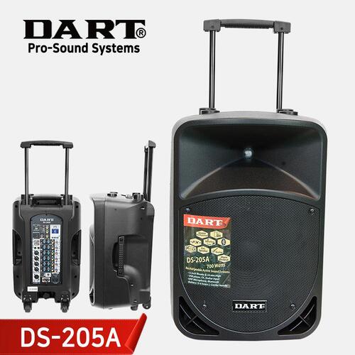 DART DS-205A 올인원 충전형 포터블 앰프 스피커 12인치 700W