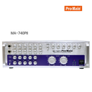 PROMAIN 프로메인 MA-740PII 4채널 800W FBX 스테레오 믹싱 노래방앰프