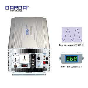 DARDA 다르다 순수 정현파 24V 차량용인버터 DK-2480 8KW