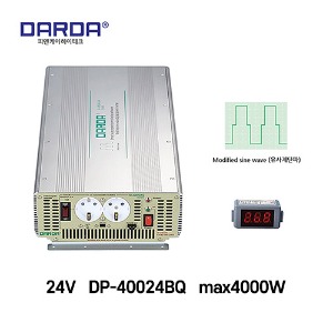 DARDA(다르다) 유사계단파 24V차량용인버터 DP-40024BQ 4000W