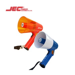 JEC 삼주 초강력 미니 패션메가폰 SJM-820SW 레드 블루